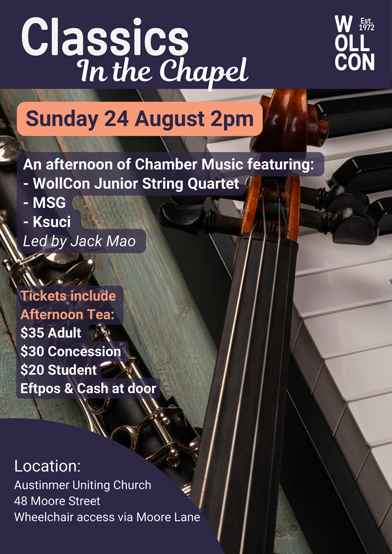 Chamber Group Classics in the ChapelAug25