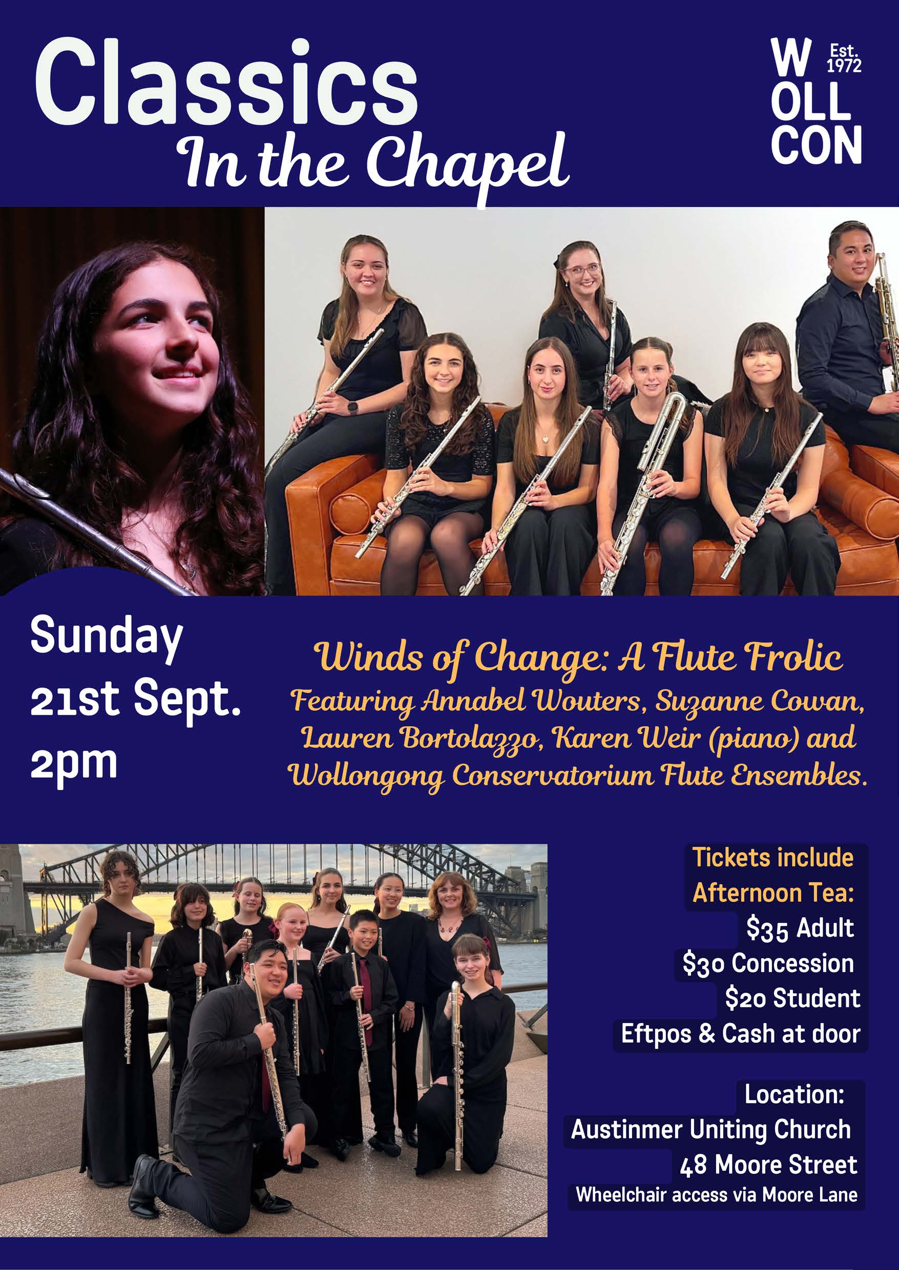 Flute Frolic at Classics in the Chapel