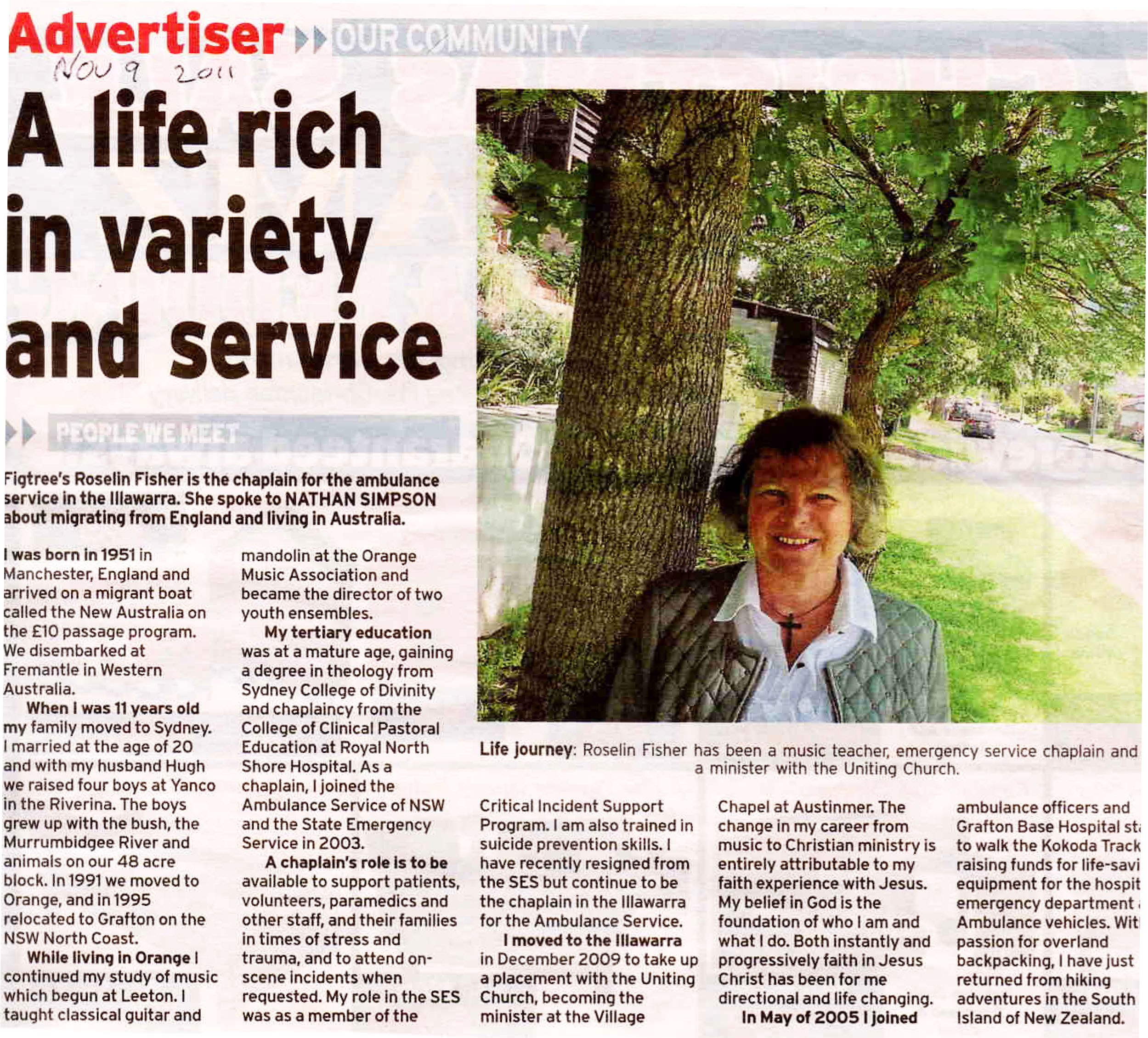 Roselin F Advertiser Nov 11